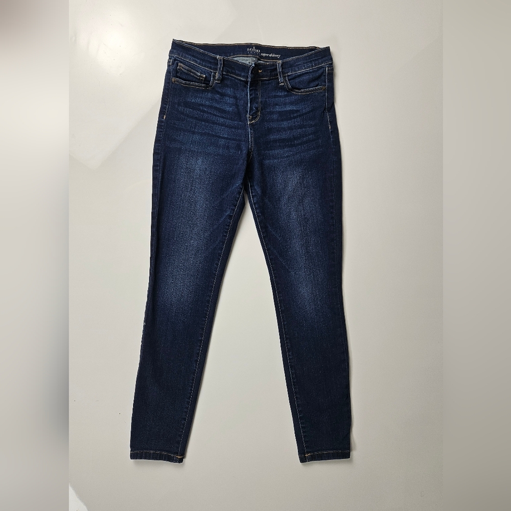 Soho Women's Deep Indigo Skinny Jeans
